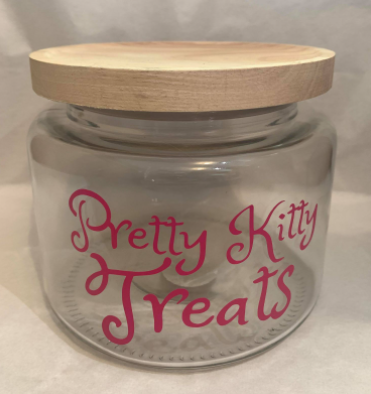 Pretty Kitty Treat Jar