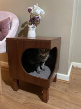 Load image into Gallery viewer, Bedside Table Cat Condo